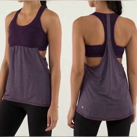 lululemon athletica Tops - Lululemon TurboTank Top - Heathered Purple